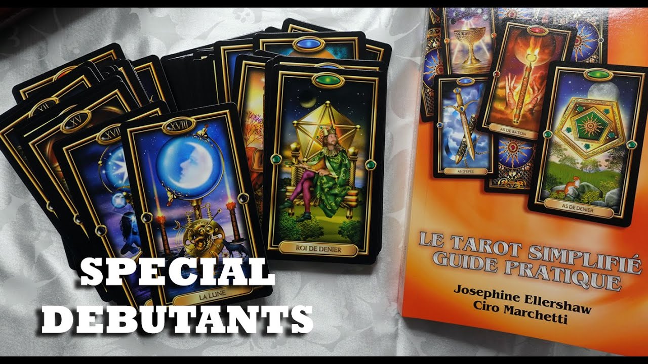 Coffret Le Tarot Simplifié - avec le tarot doré de Ciro Marchetti - Idéal pour débuter !