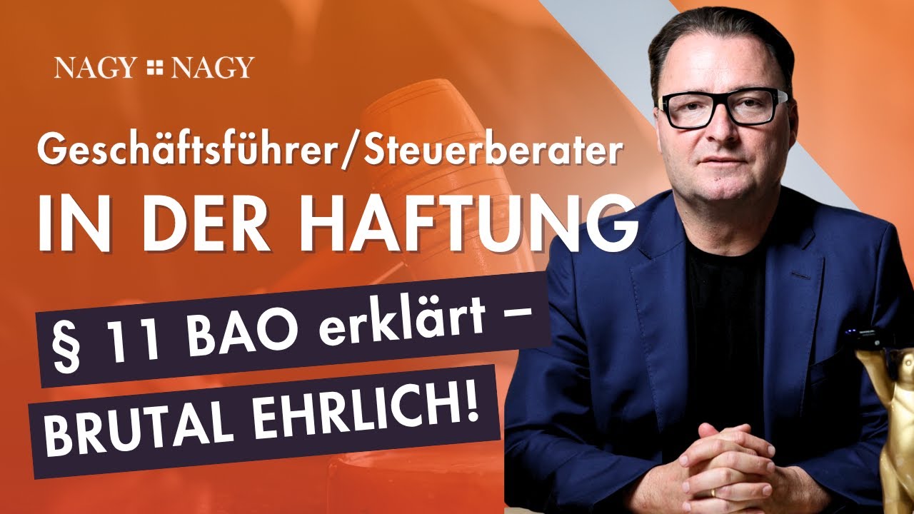 Finanzstrafrecht: Haftung für GmbH-Geschäftsführer/Innen und Steuerberater/Innen