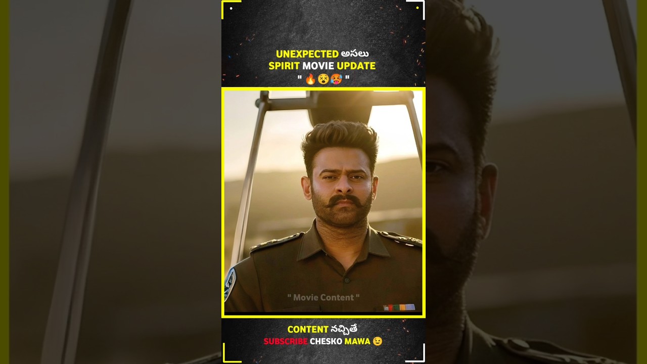 Spirit Movie Video Unexpected 🥵🔥 #spirit #movie #prabhas #sandeepreddyvanga