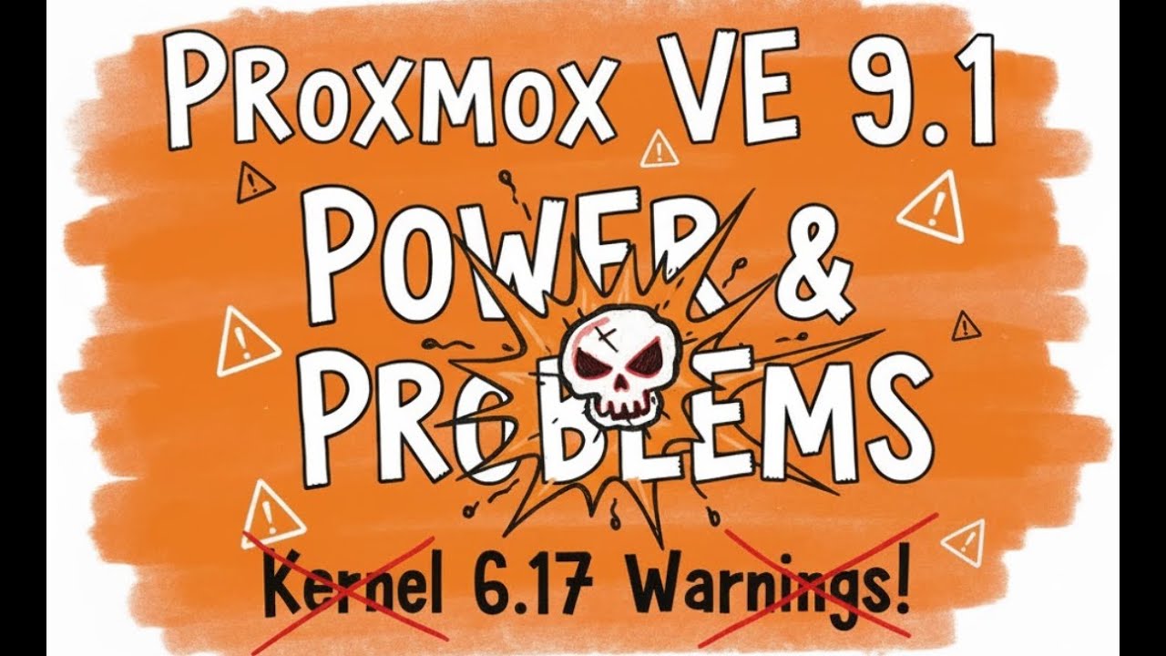 Обзор Proxmox VE 9.1: МОЩНОСТЬ И ПРОБЛЕМЫ (Предупреждения ядра 6.17!)