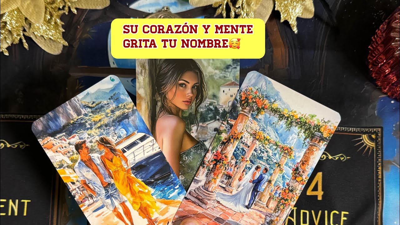 SU CORAZÓN Y MENTE GRITA TU NOMBRE ERES EL AMOR DE SU VIDA