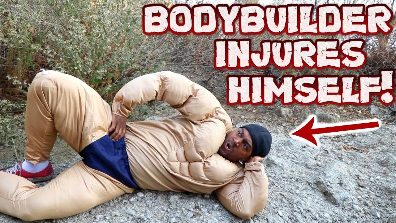 BODYBUILDER INJURED HIMSELF DOING THIS!!