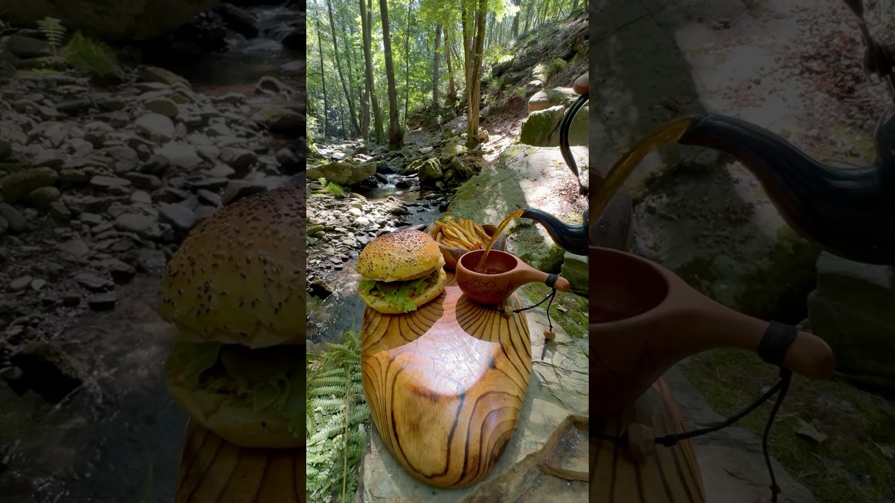 Tavuk Burger 🍔 - cooking chicken burger