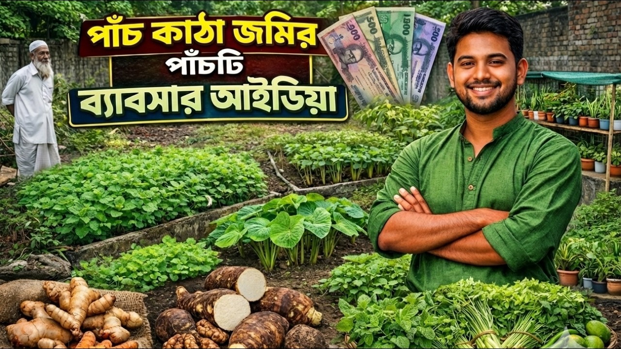 বাড়ির পেছনের ছায়া জমি থেকে মাসে ৩০ হাজার টাকা আয়! ৫টি দারুণ আইডিয়া। Sobuj Garden 