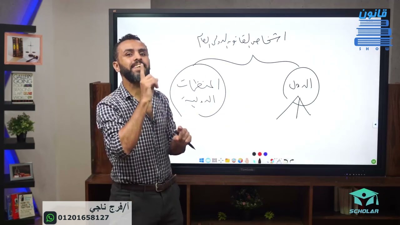 اشخاص القانون الدولي العام ( الدول - المنظمات الدولية ) - أ/ فرج ناجي