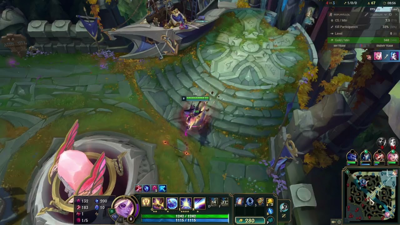 Lux Game 9 (Loss vs Azir)