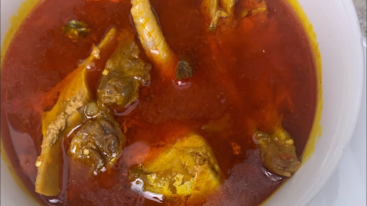 Либерийский суп с красным перцем и маслом | Африканская кухня |