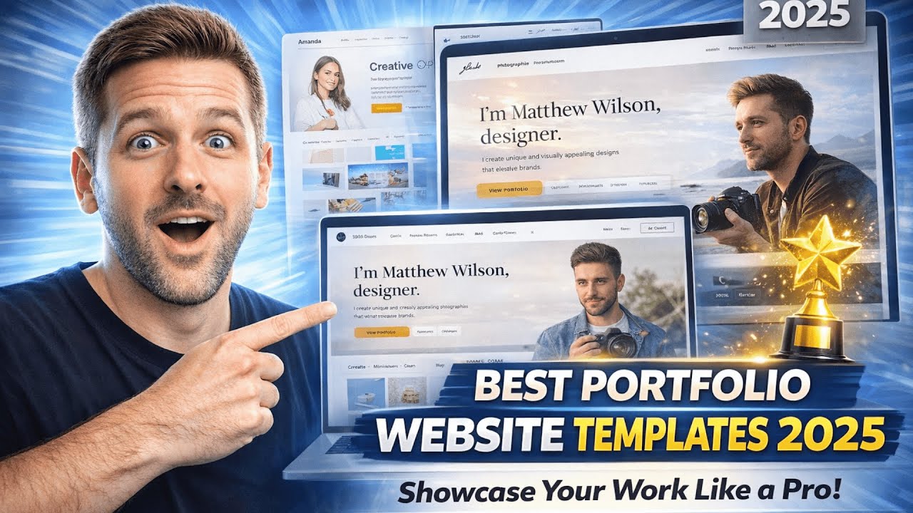 Лучшие шаблоны сайтов-портфолио 2025 года &mdash; продемонстрируйте свои работы как профессионал!