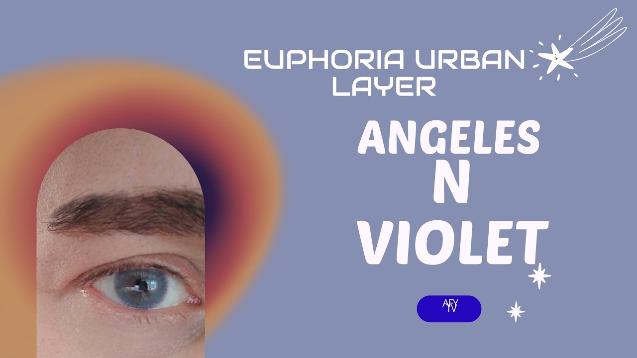 euphoria urban layer lens - angeles n violet #renklilens #urbanlayer