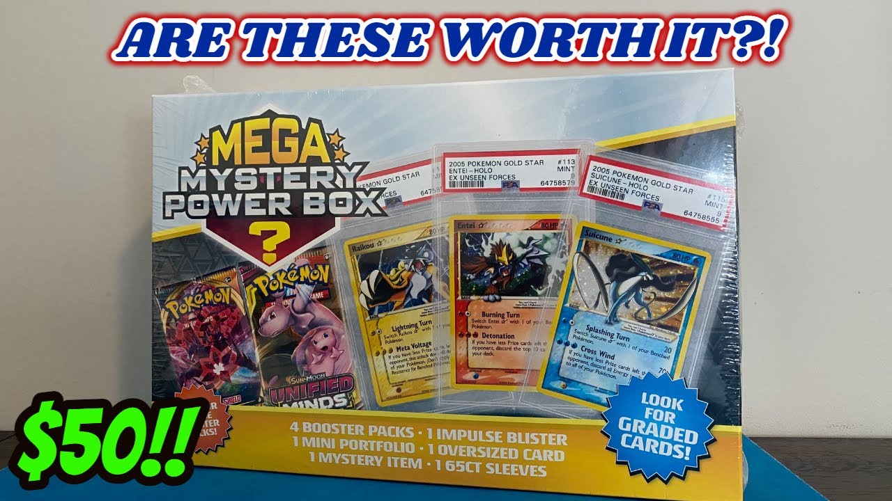 ДОСТОЙНЫЕ КОРОБКИ?! НОВЫЙ МЕГА Mystery Power Box от Meijer Эксклюзивная зимняя коробка Pokemon My...