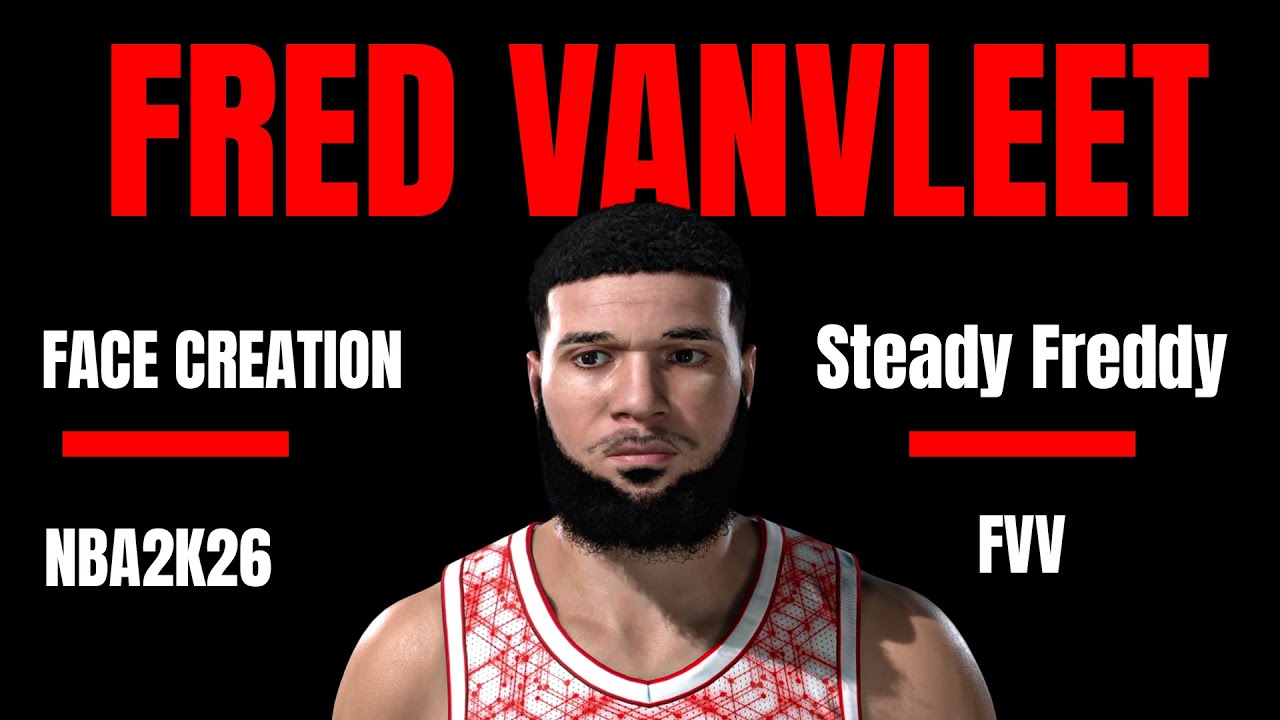 Fred VanVleet Face Creation NBA 2K26!