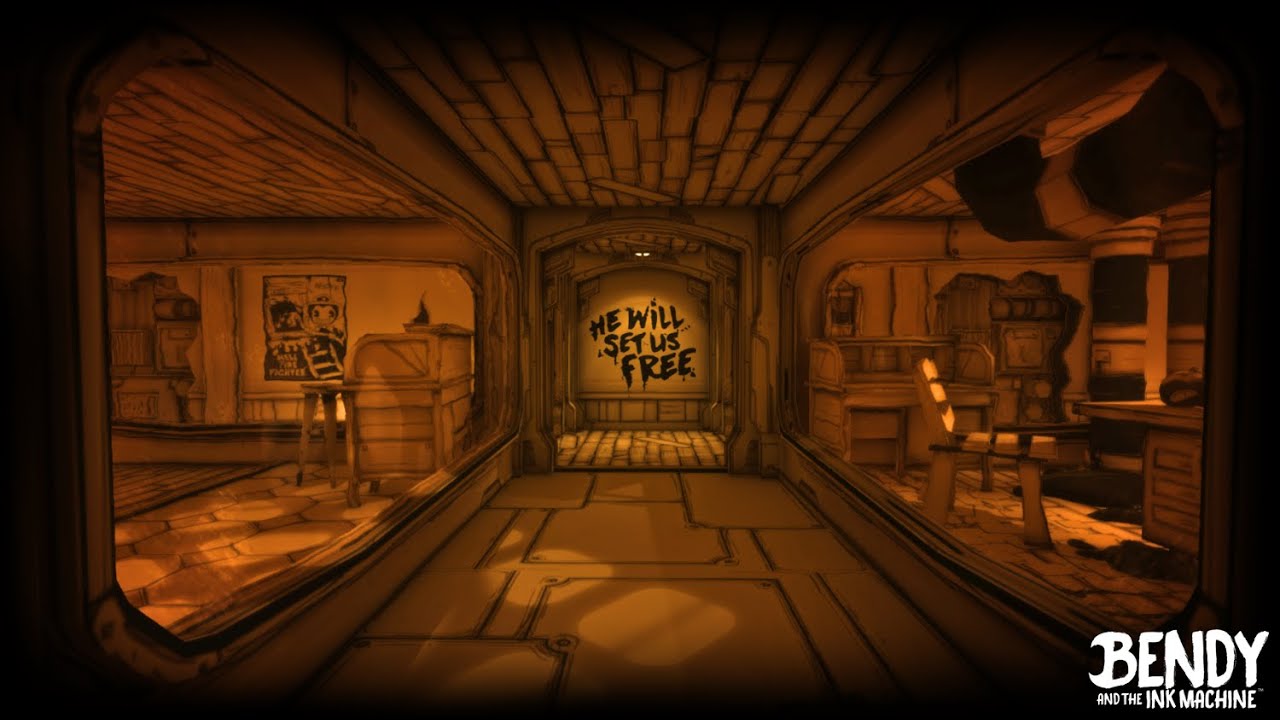 Bendy and the Ink Machine CH 3 ambiance for relaxation (1 hour)