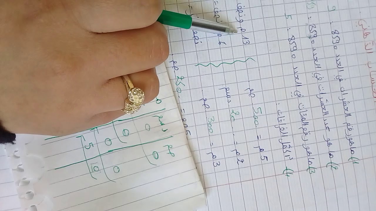 امتحان في الحساب الذهني لتلاميذ السنة الثالثة ابتدائي
