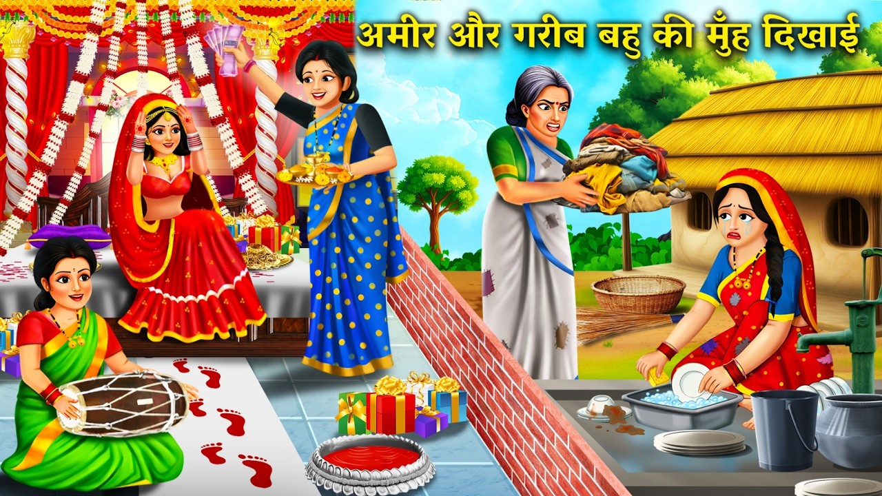 अमीर और गरीब बहू की मुंह दिखाई | Amir Aur Garib Bahu Ki Muh Dikhai | Saas Bahu Ki Chik Chik