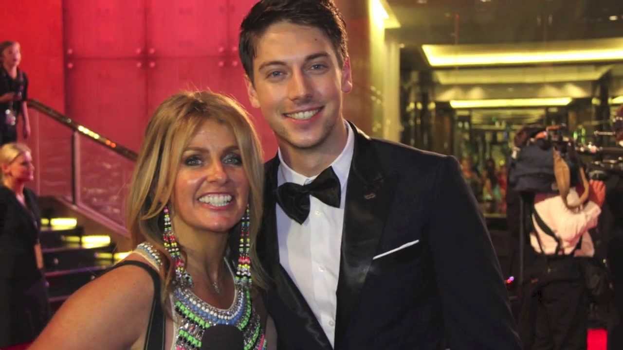 HOME & AWAY LINCOLN YOUNES ON THE RED CARPET TV WEEK LOGIE AWARDS 2013