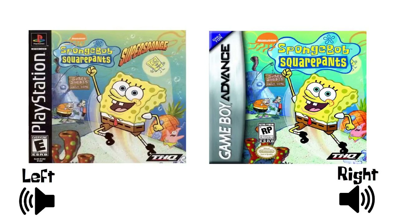 SpongeBob SquarePants SuperSponge Title PS1 And GBA Music (Prototype)