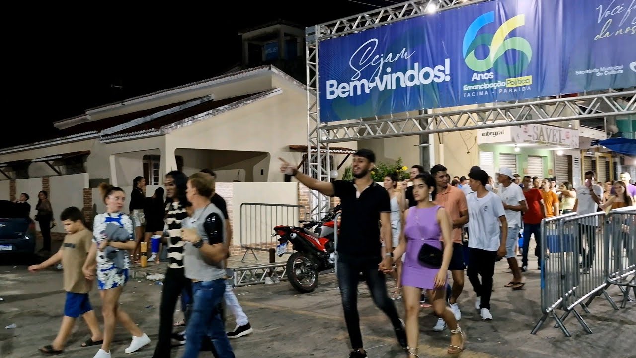 Veja como foi a festa de 66 anos de tacima pb com o show da fernandinha ex forró real