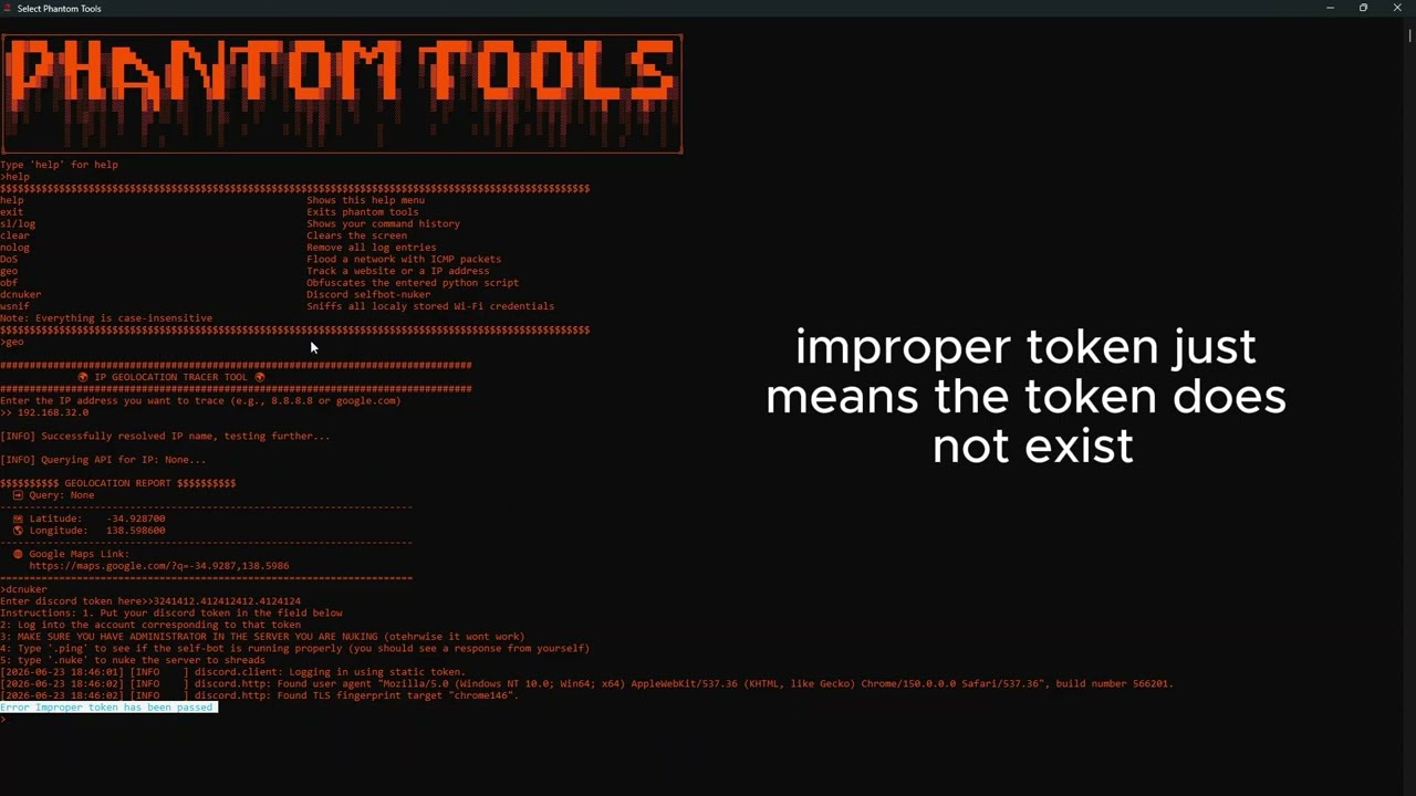 Phantom Tools | Discord Selfbot