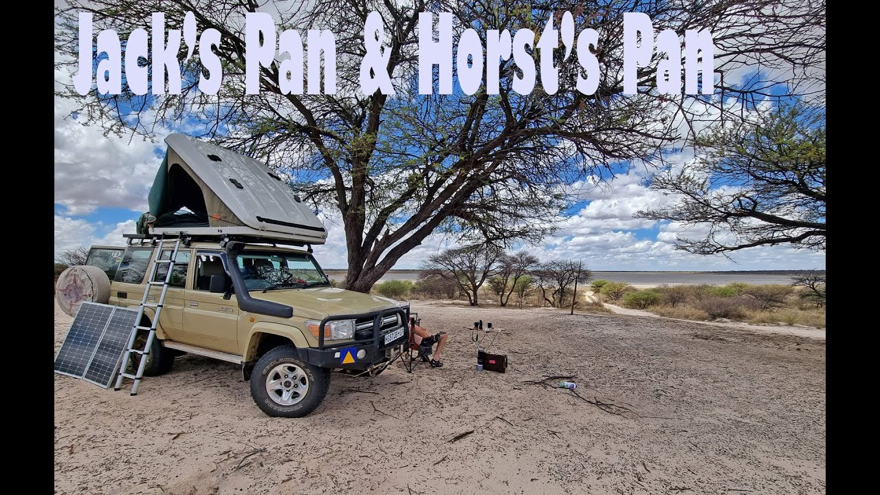 December 21 Botswana and Namibia part 2 - Jack's Pan and Horst's Pan in Botswana.