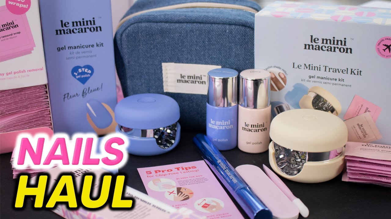 NAIL HAUL | Geles de 1 paso - le mini macaron
