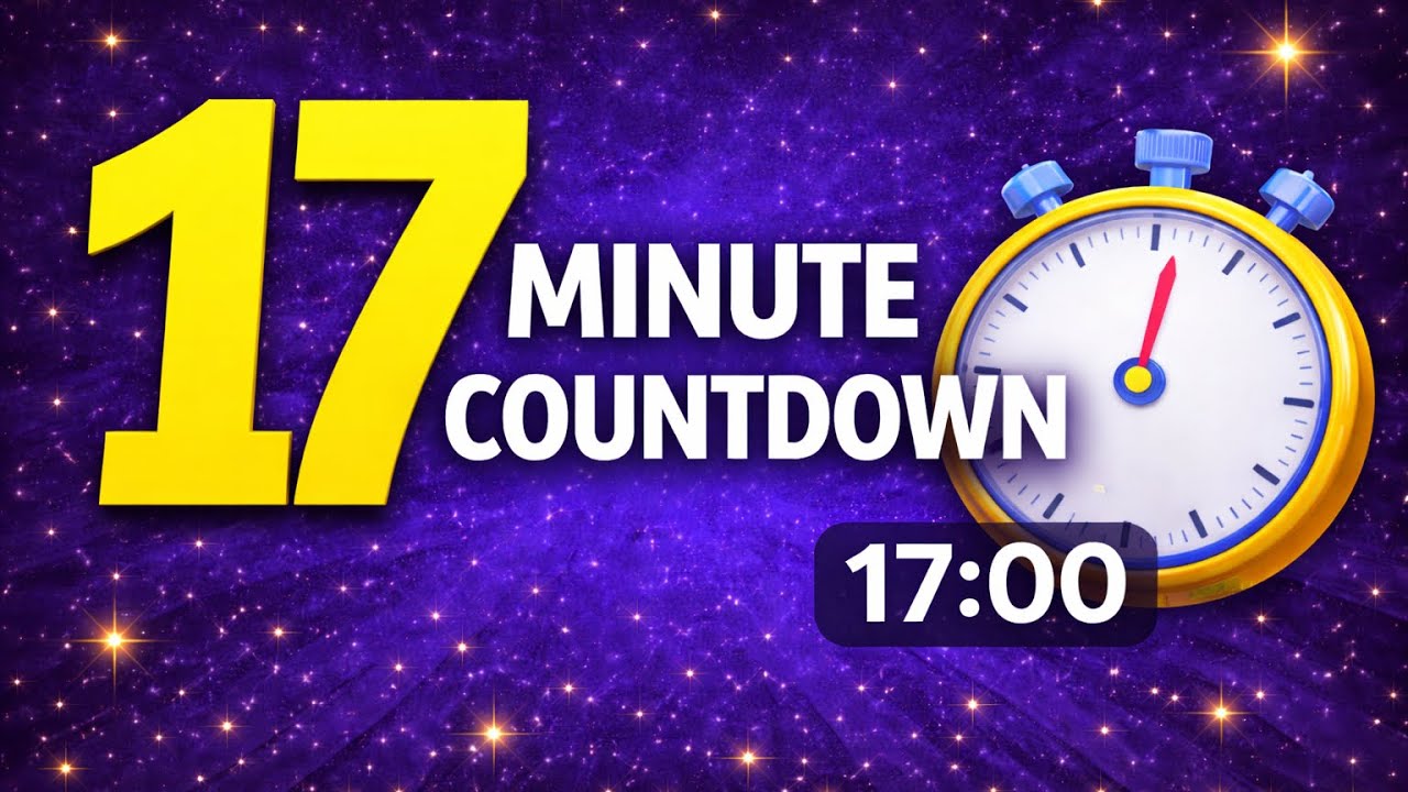 17 Minute Timer | Classroom Countdown Timer