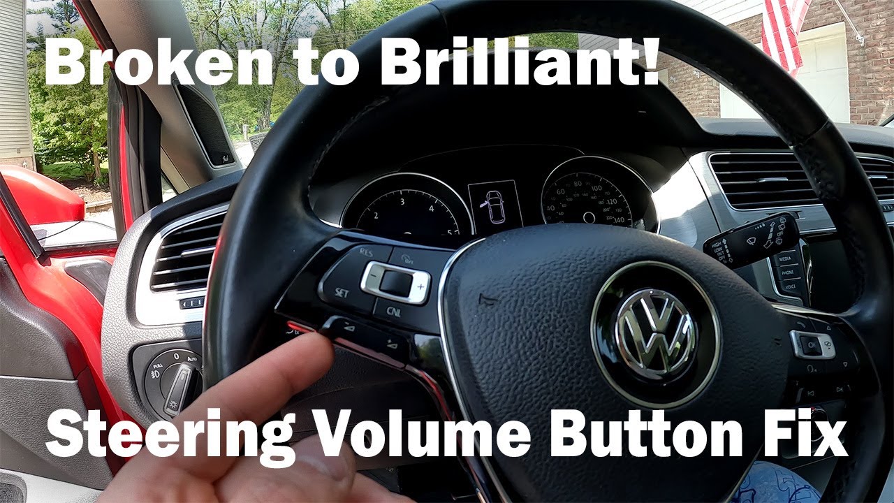 Reviving Control: Fixing the Broken Steering Volume Button on VW Golf Mk7!