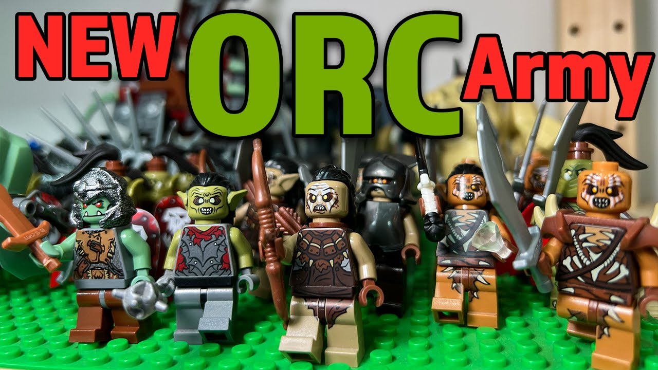 Я построил армию орков из LEGO