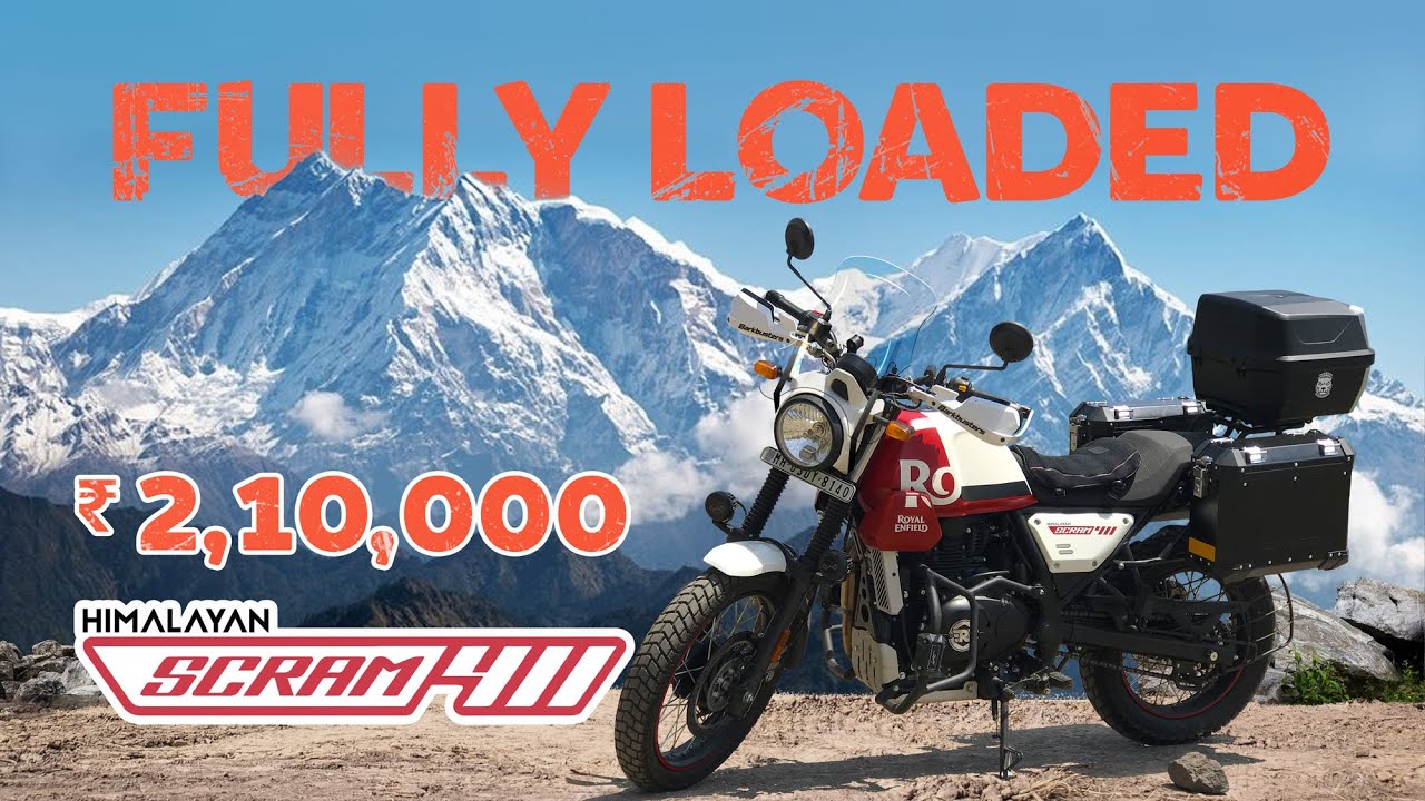 Royal Enfield Scram 411 | Fully Modified | Ready for Ladakh