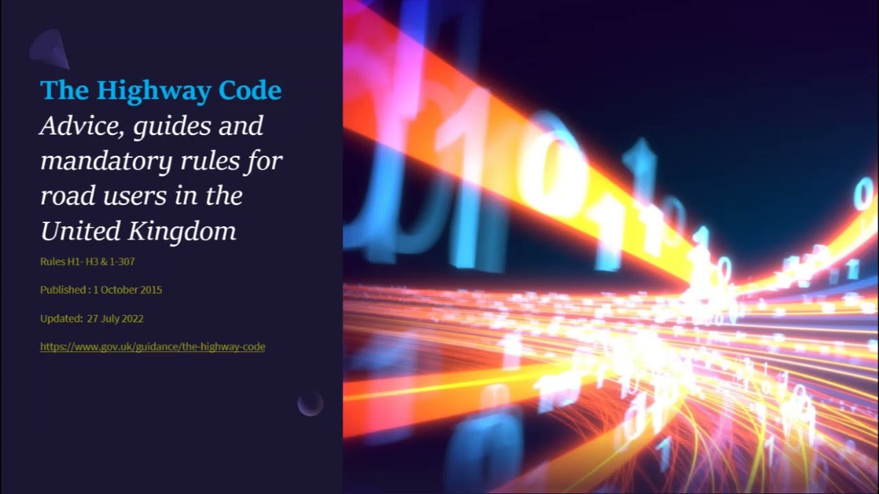 UK Highway Code Audiobook 2022