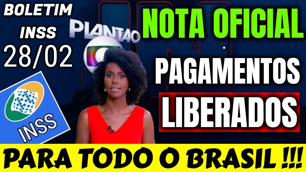 ✔️ URGENTE! ACABOU DE SAIR NOTA OFICIAL DO INSS APOSENTADOS E PENSIONISTAS DE TODO O BRASI