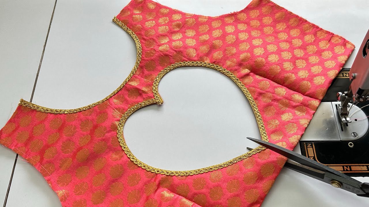 Boat Neck Blouse Back Neck Design | Blouse Design Back Neck Cutting And Stitching | Blouse Ka Design