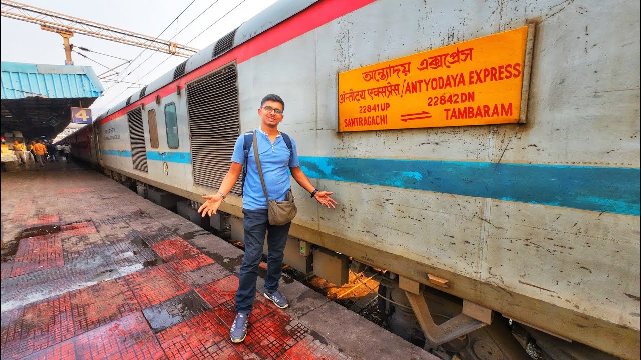 Santragachi Tambaram Antyodoya Express Journey*My Longest general journey*
