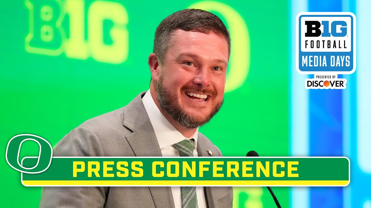 Oregon HC Dan Lanning Press Conference | 2025 B1G Football Media Days