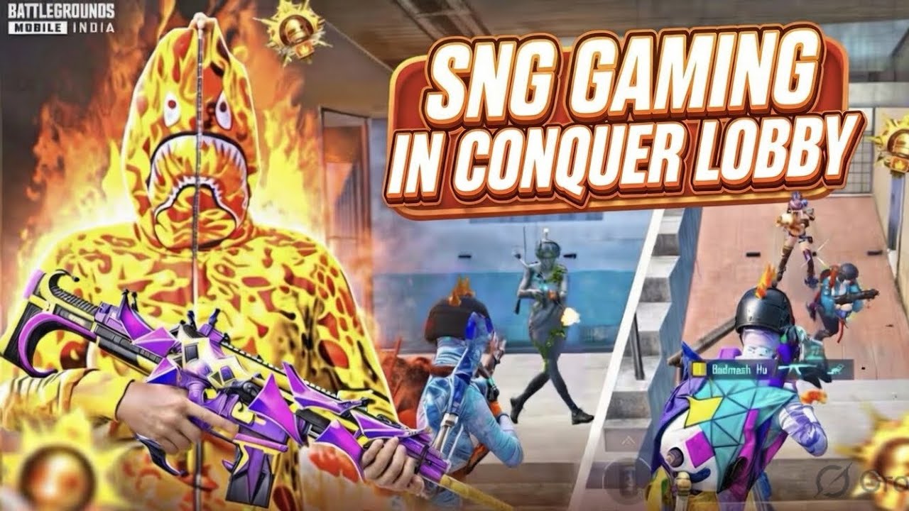 Dominating conquer lobby SNG Gaming Yt #bgmi 