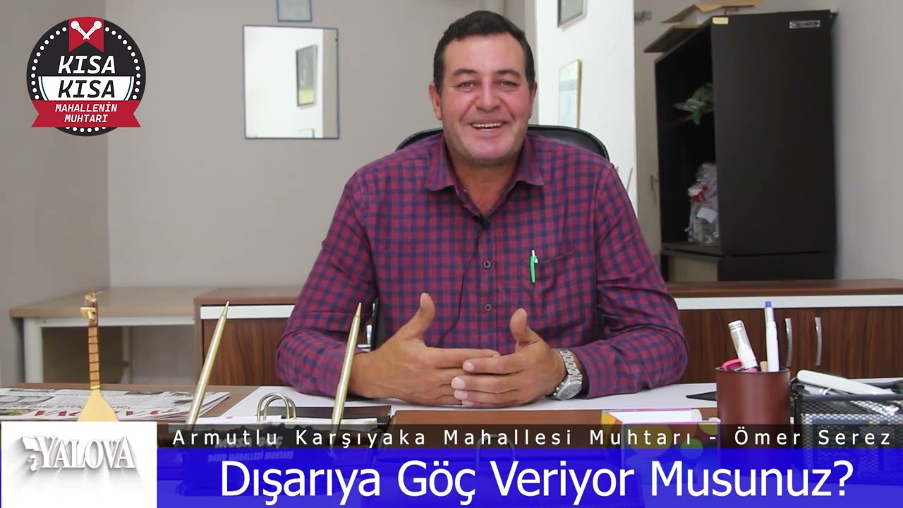 Armutlu Karşıyaka Mahallesi Muhtarı Ömer Serez, “Nüfus Olarak 12 Bini Bulmamız Gerekiyor”