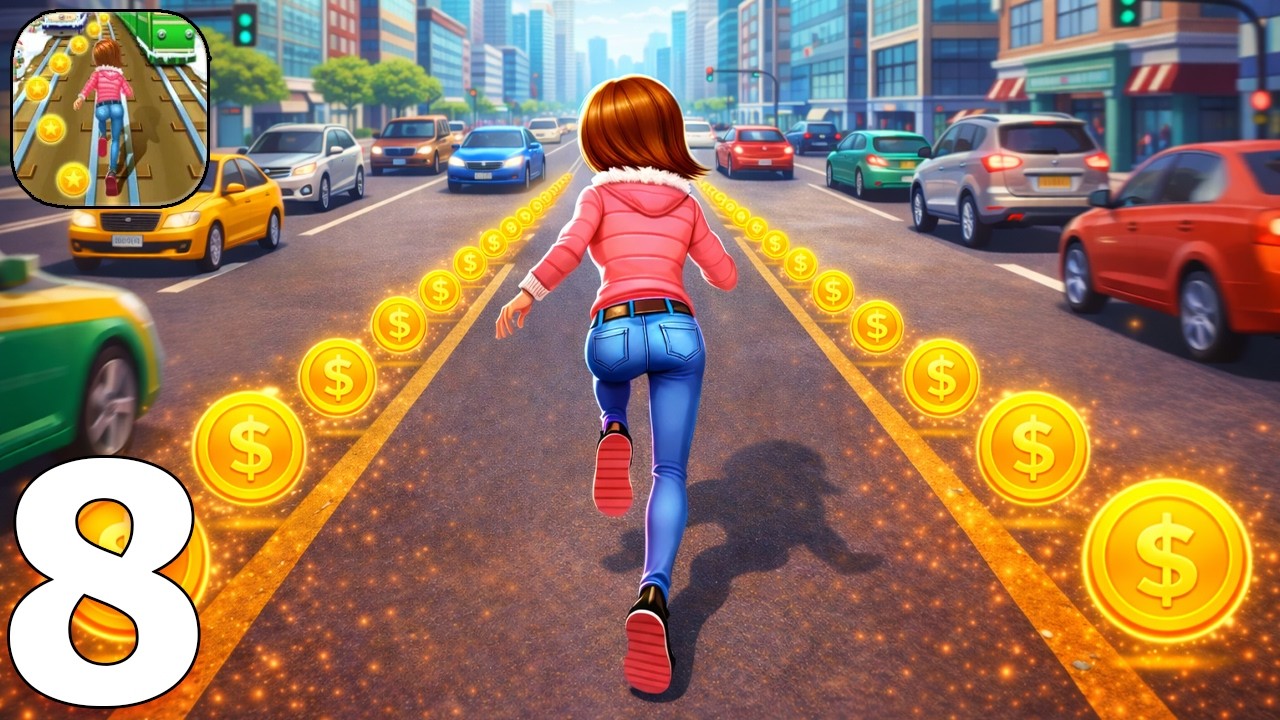 SUBWAY PRINCESS RUNNER - Прохождение всех уровней (Android, iOS) (Часть 8)