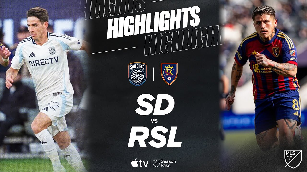 San Diego FC vs. Real Salt Lake | Full Match Highlights