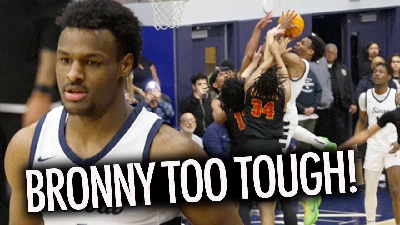 Bronny James TOO STRONG for LA CITY Champions! State Playoffs Sierra Canyon vs Taft!