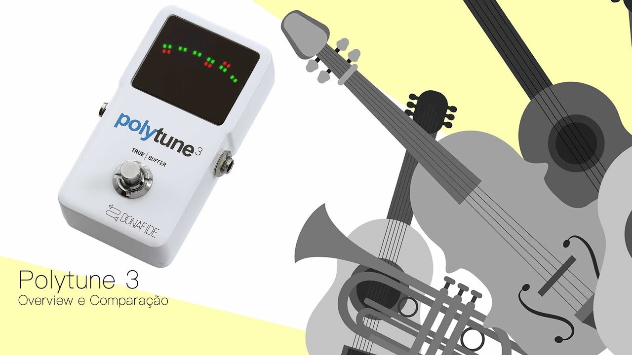TC Eletronic Polytune 3 - Comparando com Polytune I e Boss TU-3 e Dicas [Cassio Roberto]