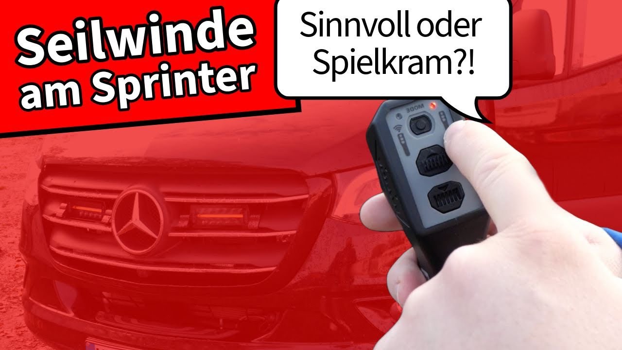 Mercedes Sprinter Seilwinde WARN EVO 10 / Taubenreuther