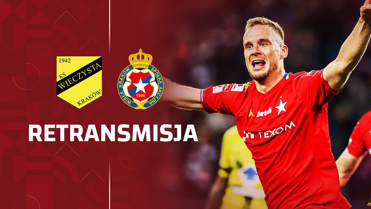 RETRANSMISJA | 5. kolejka Betclic 1 Ligi | Wieczysta Krak&oacute;w &ndash; Wisła Krak&oacute;w (pełny mecz)