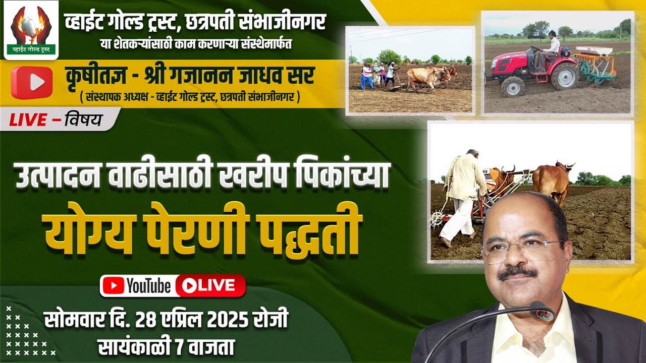 उत्पादन वाढीसाठी खरीप पिकांच्या योग्य पेरणी पद्धती