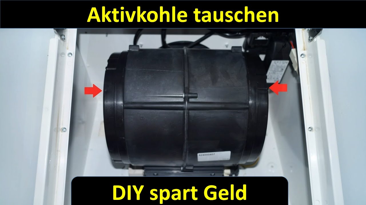 Dunstabzugshaube - Aktivkohle befüllen/tausch - cooker hood - refill/replace carbon  - de / english