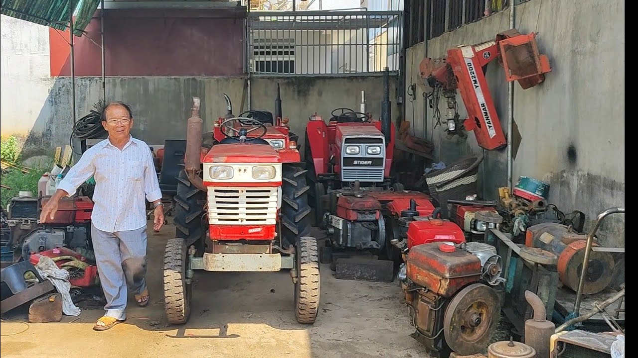 Máy cày dân dùng giá từ 18 triệu một chiếc giá 2 triệu động cơ diesel đẹp long lanh.