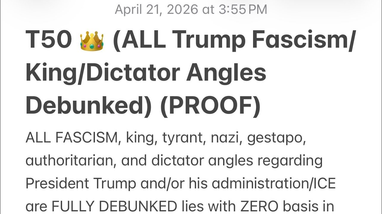 DEBUNK: 👑 ALL Trump-Fascism/King Angles Debunked (PROOF)