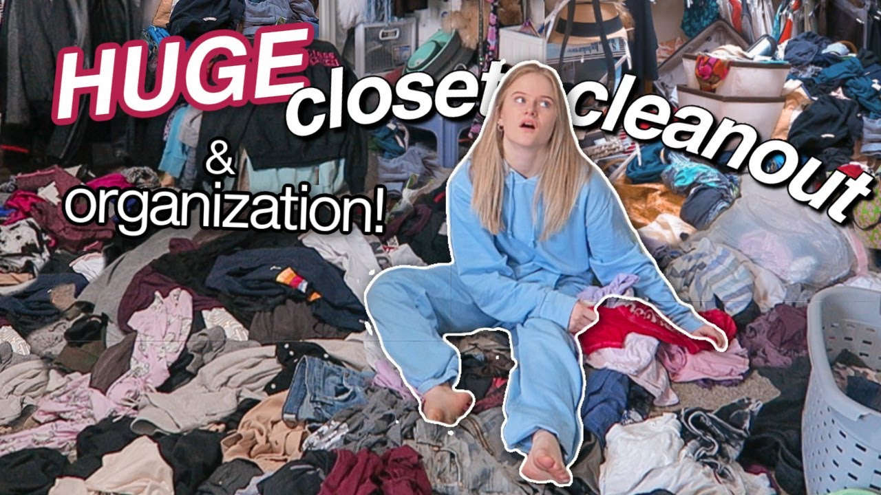 HUGE closet clean out! *decluttering & organizing my ENTIRE wardrobe*