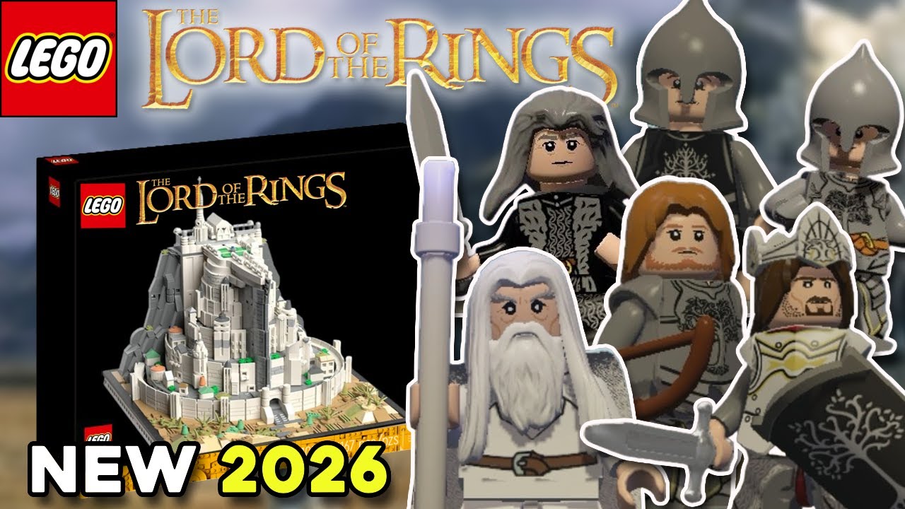 Новая информация! Утечка информации о наборе LEGO &laquo;Властелин колец&raquo; 2026 года &laquo;Минас Тирит&raquo; (18+)...
