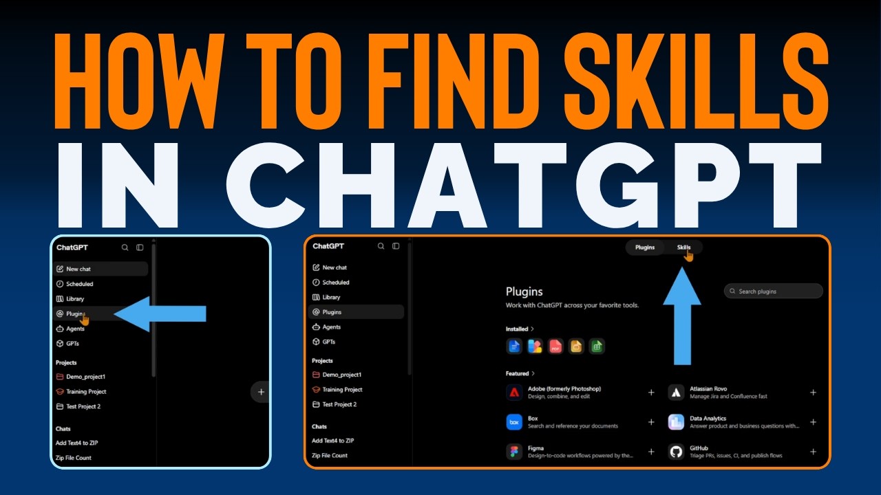 Куда перенесли навыки в ChatGPT &mdash; как их найти