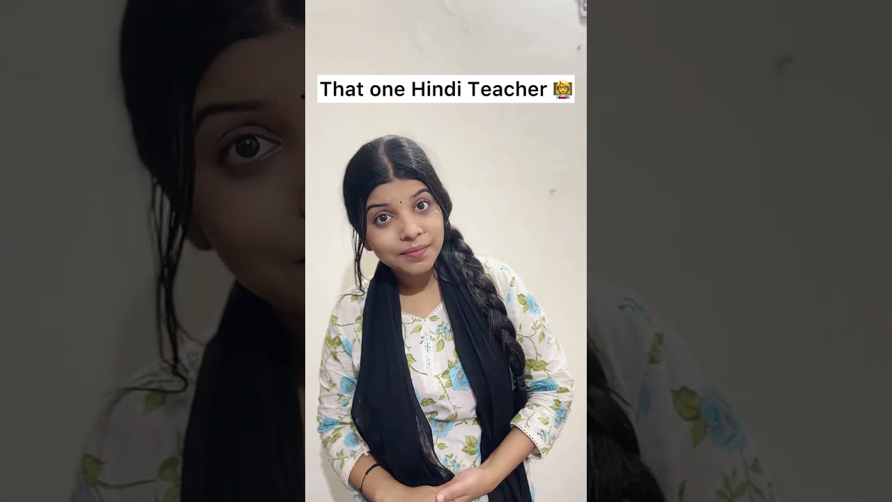 Hindi Teacher in School be like 👩&zwj;🏫 | Anjali Sinha