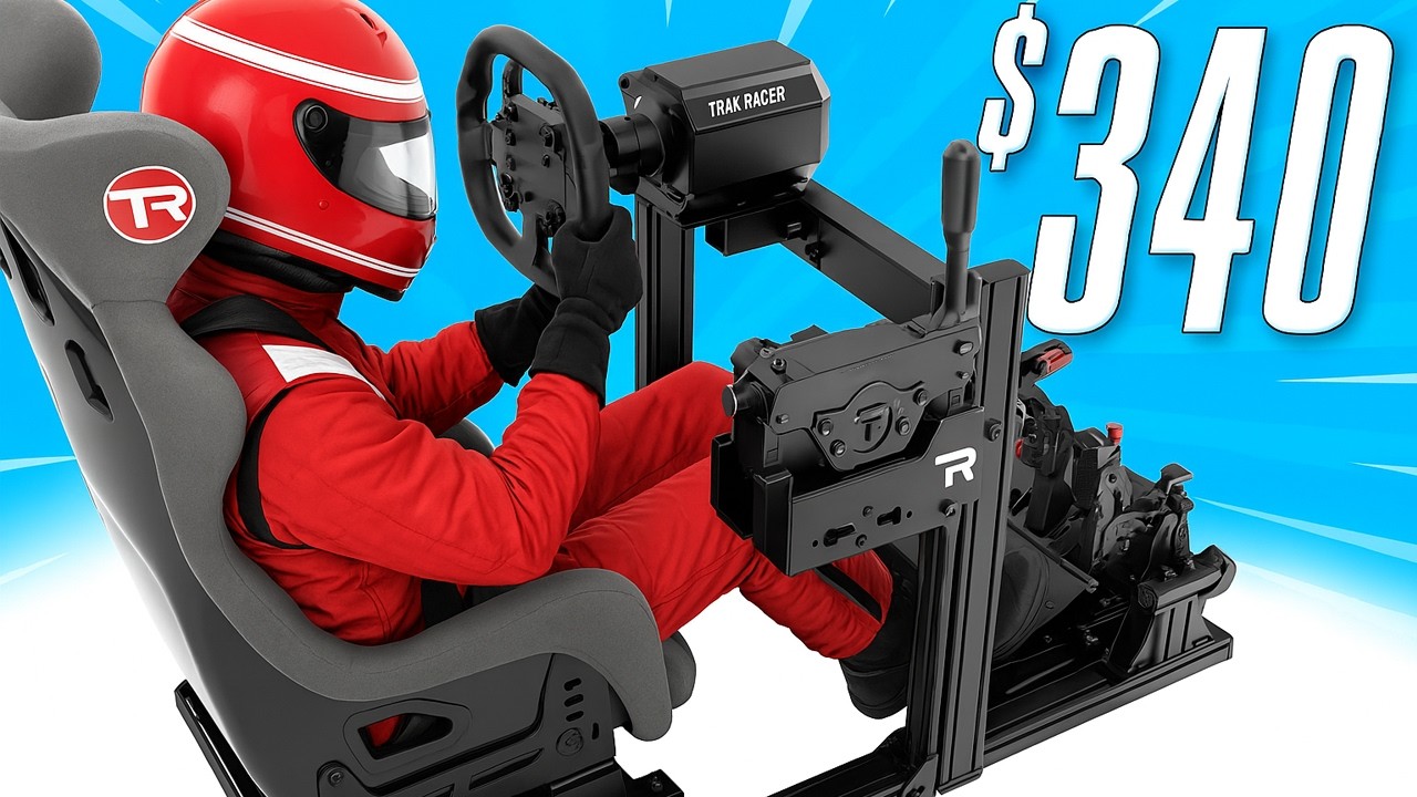 The Newest Entry-Level Aluminum Profile Sim Racing Cockpit! Trak Racer TR40S
